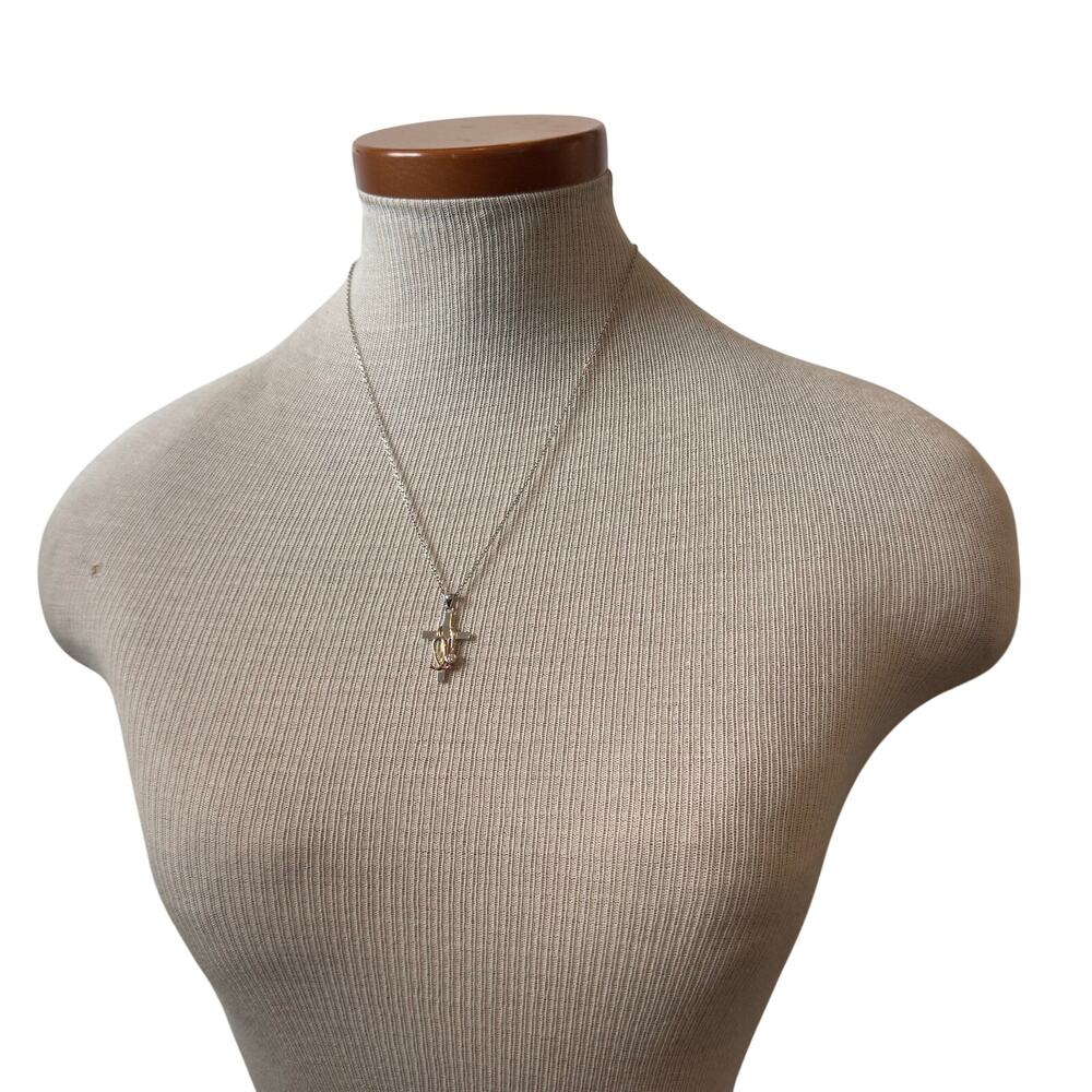 Sterling Silver Nurse/ DR Faith medicine Stethoscope Cross pendant necklace